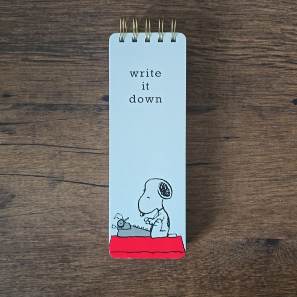 Graphique Snoopy Peanuts Spiral Notepad